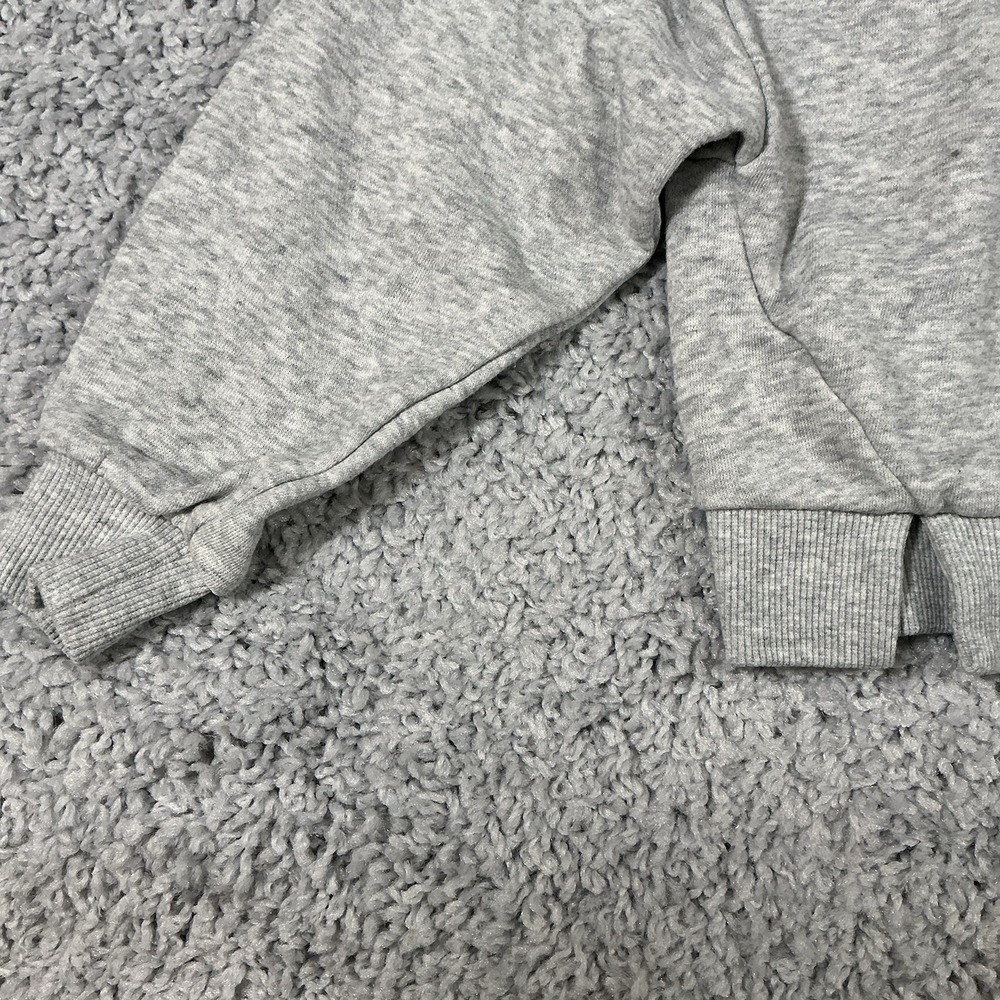 Nike Girls XS Gray Hoodie "Just Do It" Graphic Pullover Sweatshirt - Picture 8 of 16